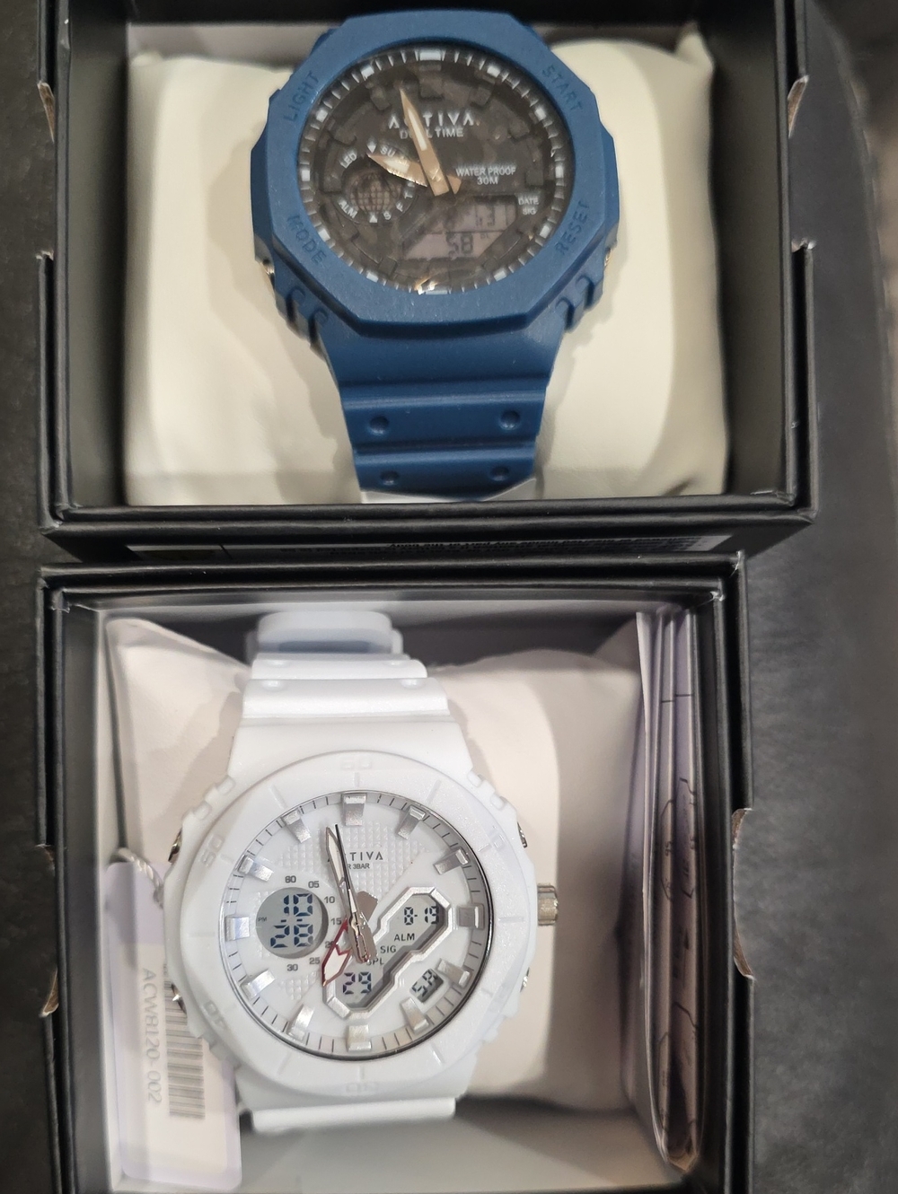 611.  Pair Of Men's Activa Sport Watches NEW